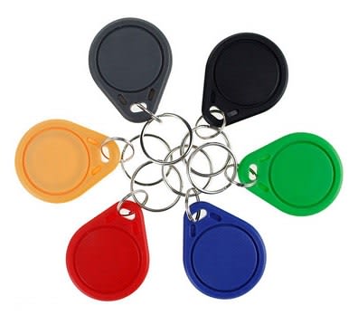 Tags in various colors