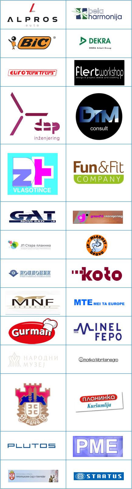 Logos for reference companies - 3